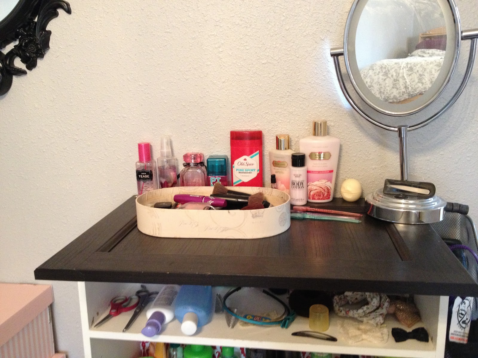 Courtney's Crafty Custom Creations 8 vanity table?! whaaaaat?