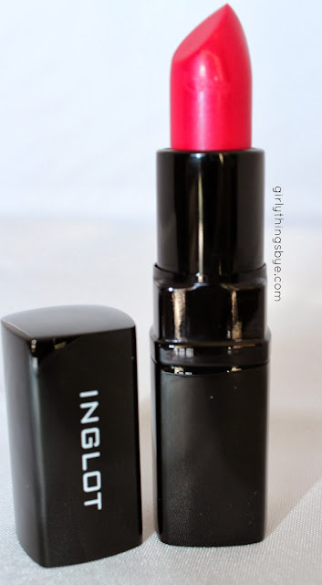 Inglot, lipstick, #140, swatch, review, @girlythingsby_e