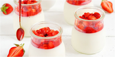 Resep Puding Strawberry Merah Putih