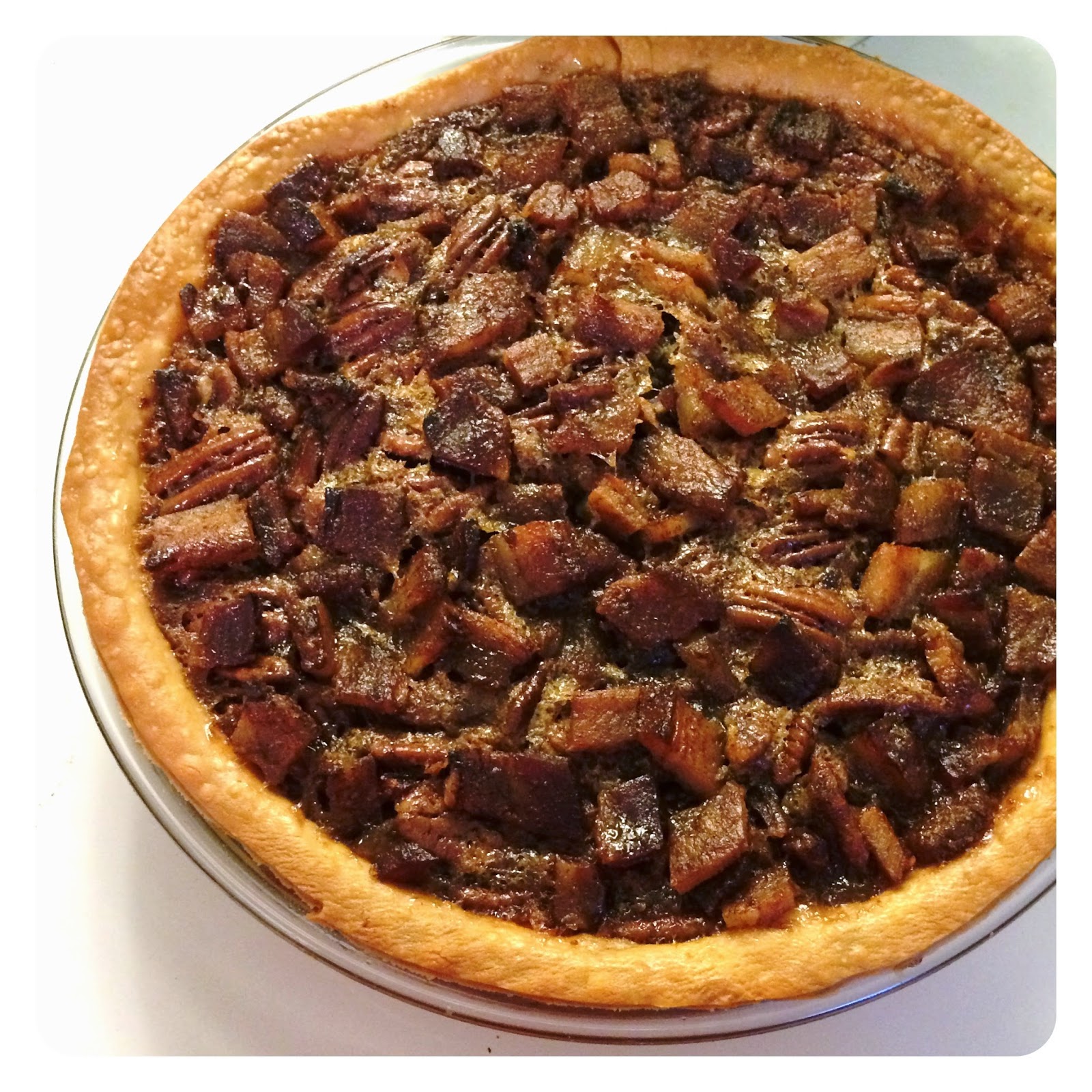 The Charmed Home Candied Bacon Pecan Pie
