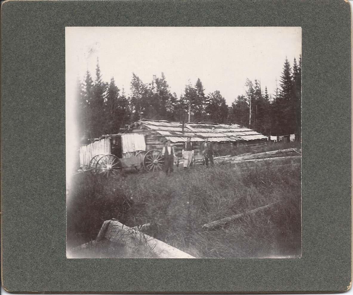 Heirlooms Reunited c1900 Photograph of Logging Camp of C. A. Trafton