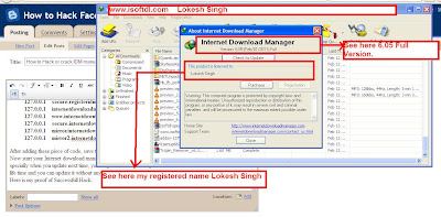 how to crack or hack Internet download manager