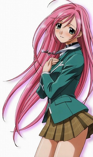 Anime Girls: Anime Girl: Moka Akashiya - Rosario Vampire