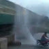 Very Funny Pakistani Bike Pushing Water to Train Passengers