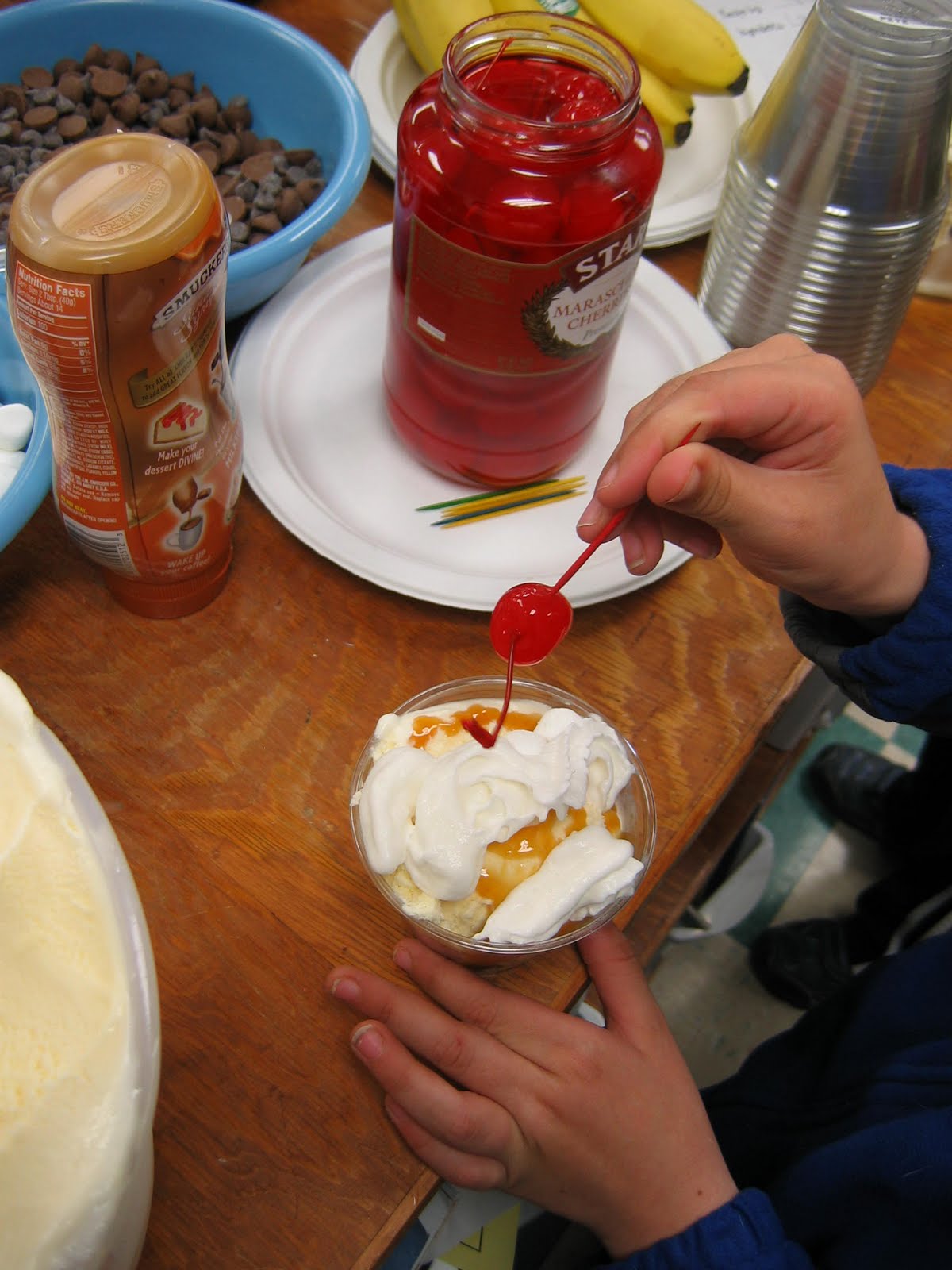 first things first Ice Cream Sundaes