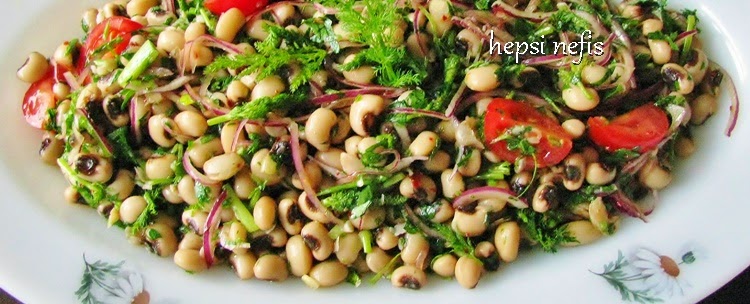 kuru börülce piyazı kuru börülce salatası