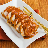 Slow Cooker Pork Roast with Spicy Peanut Sauce