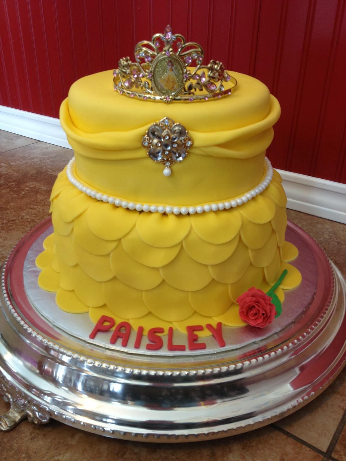 Sugar Love Cake Design: Princess Belle Dress