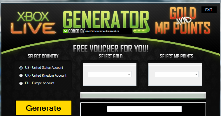Microsoft Points Gold Generator[HF]- 2013 ~ Hacks For New Games