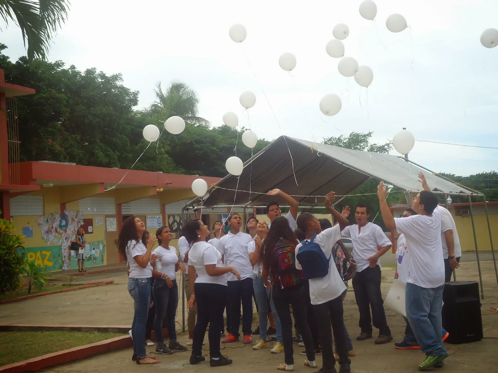 Finalizando la activdiad de la paz