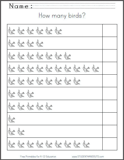 EVER AFTER - MY WAY: Free Spring Bird Worksheet Printables