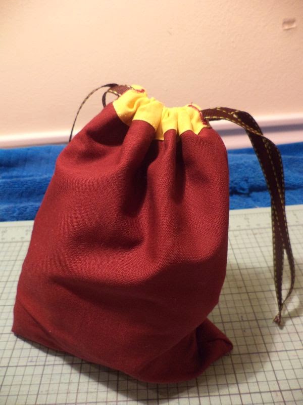 How to make a Drawstring Bag with Lining 