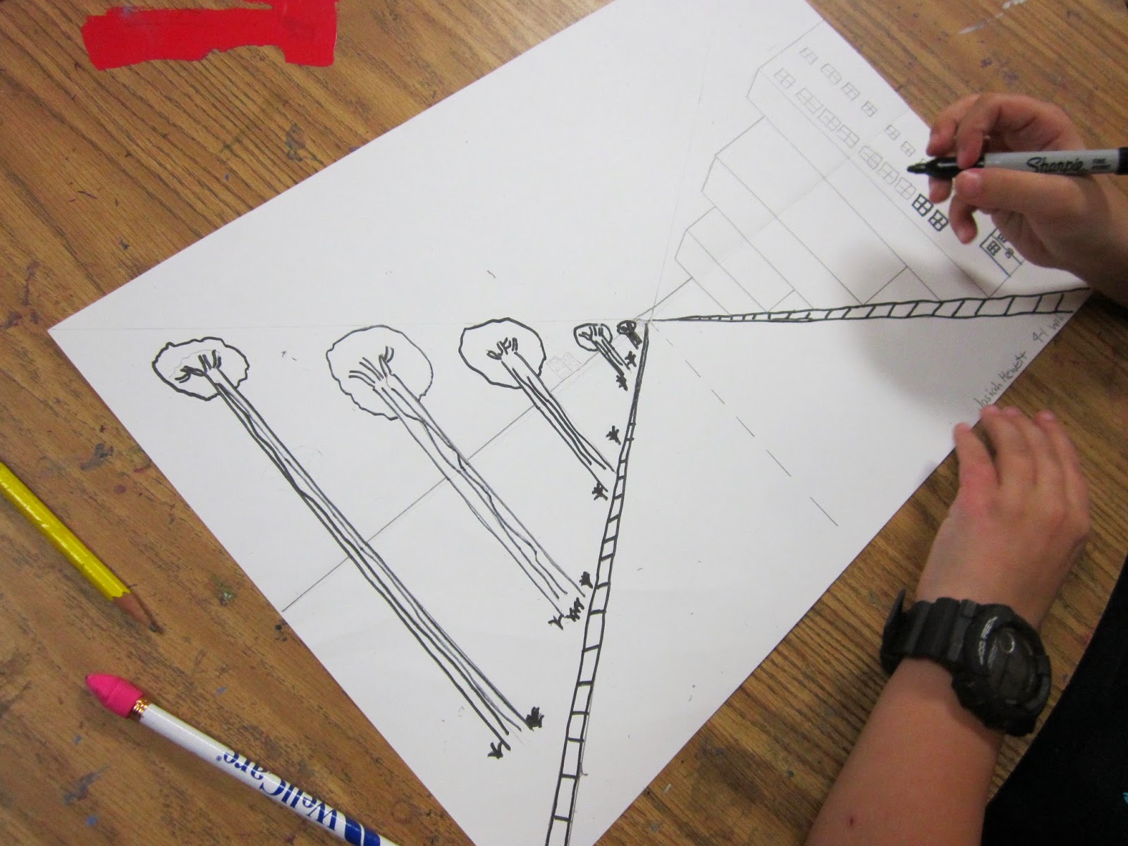 ChumleyScobey Art Room: One-Point Perspective Drawings