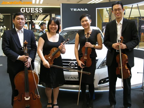 String Quartet from Jason Geh posting for the camera
