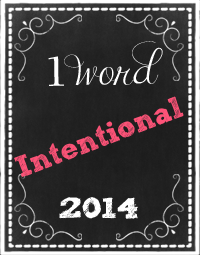 My One Word for 2014