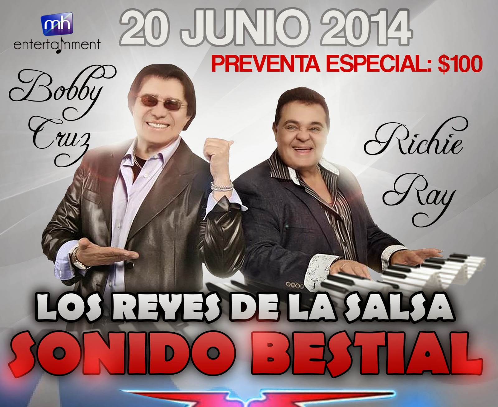 Richie Ray y Bobby Cruz 20 de Junio 2014