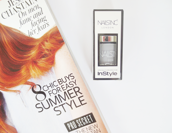 InStyle July 2015 Nails Inc nail polish when doves cry