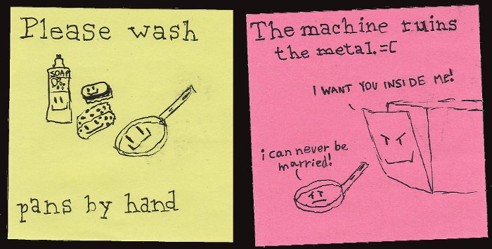 I'm not sure if the last line in the second panel is a well-known joke, or if I'm revealing what awful television I have watched