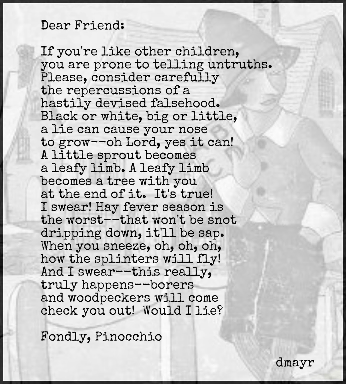 Random Noodling Poetry FridayI've Got the World on a String