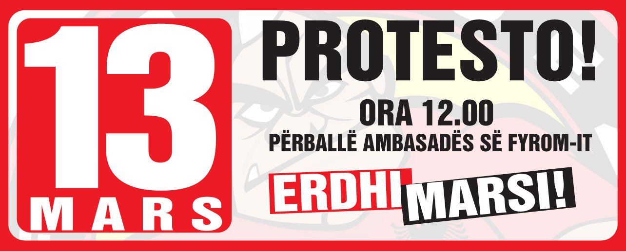 , Protestes i bashkangjitet edhe organizata &#8221; Zgjohu Shqiptar !!! &#8220;