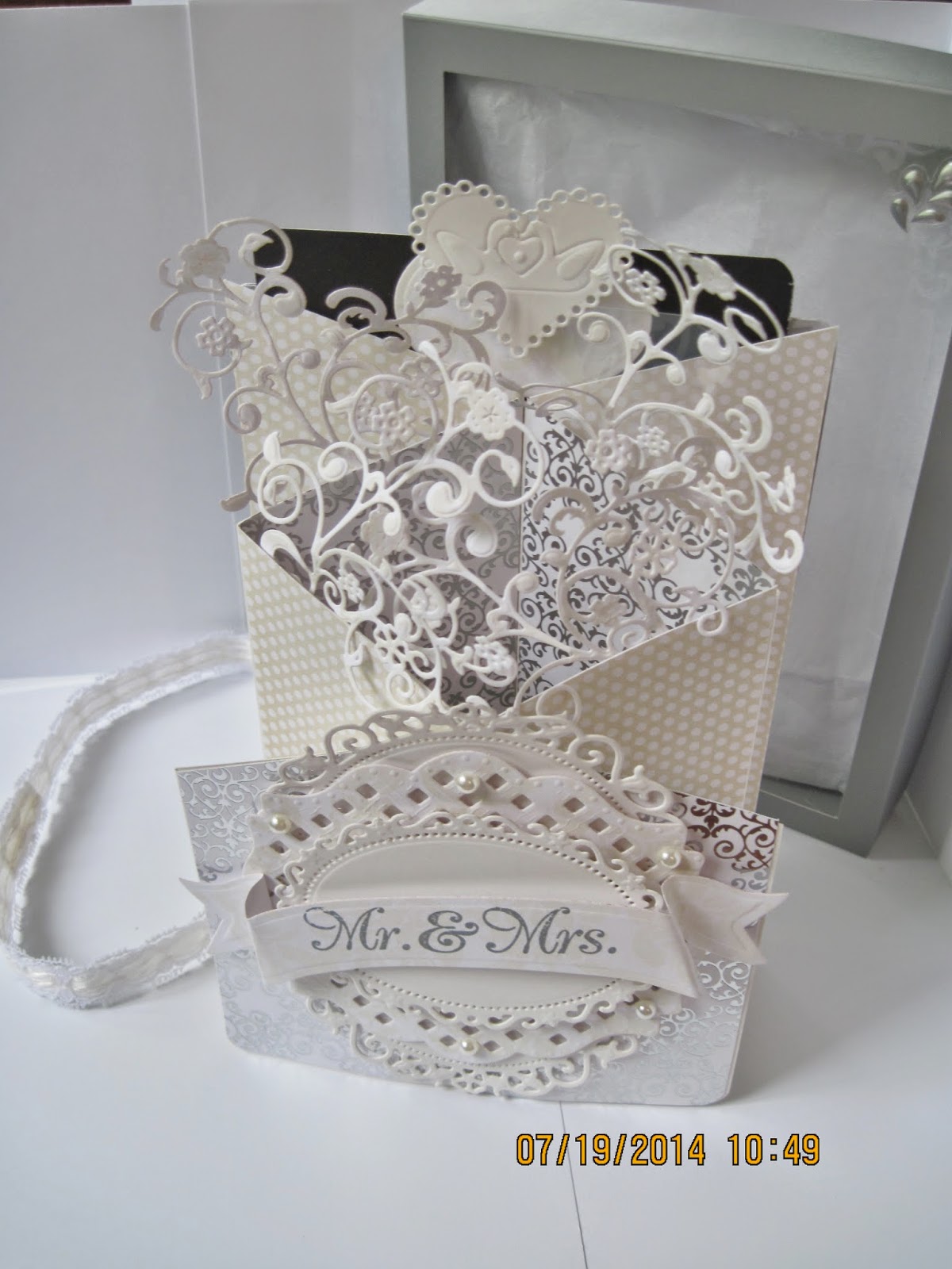 Emily's Creative Designs Wedding Concertina Card