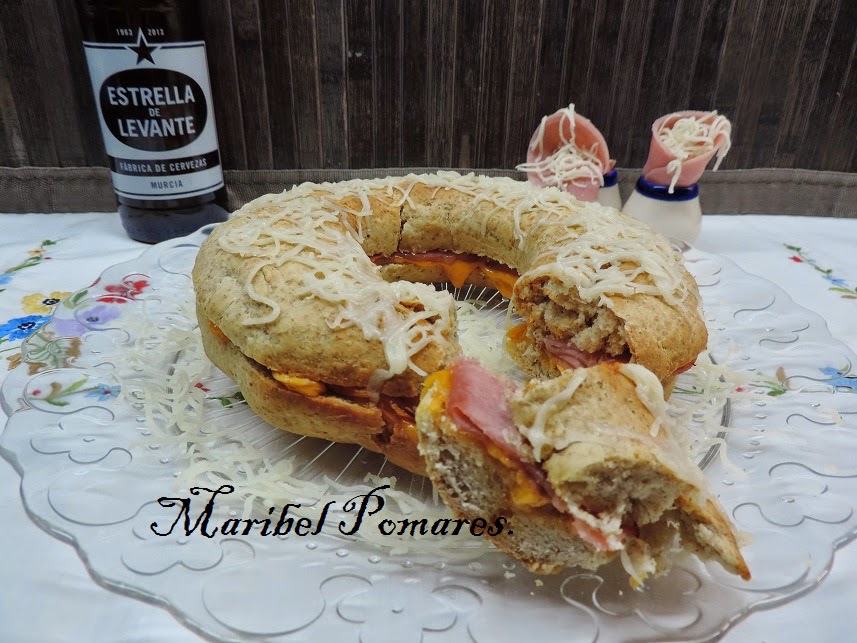 Rosca Integral De Jamón York Y Queso.
