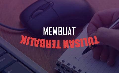 Cara Mudah Membuat Status dengan Huruf Terbalik
