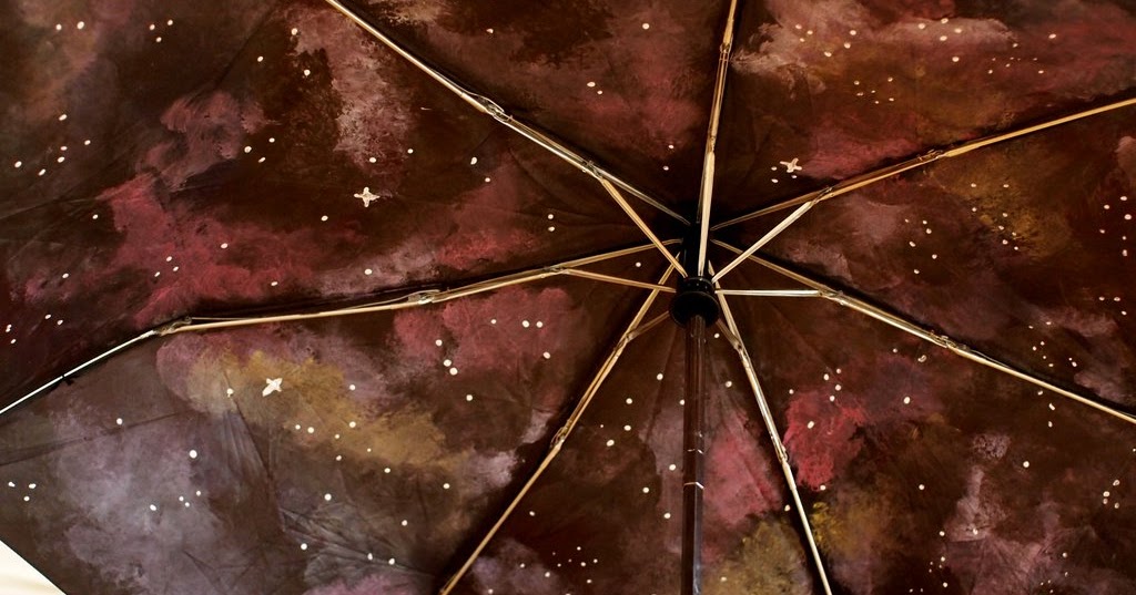 Paint Your Own Galaxy Umbrella Pink Stripey Socks