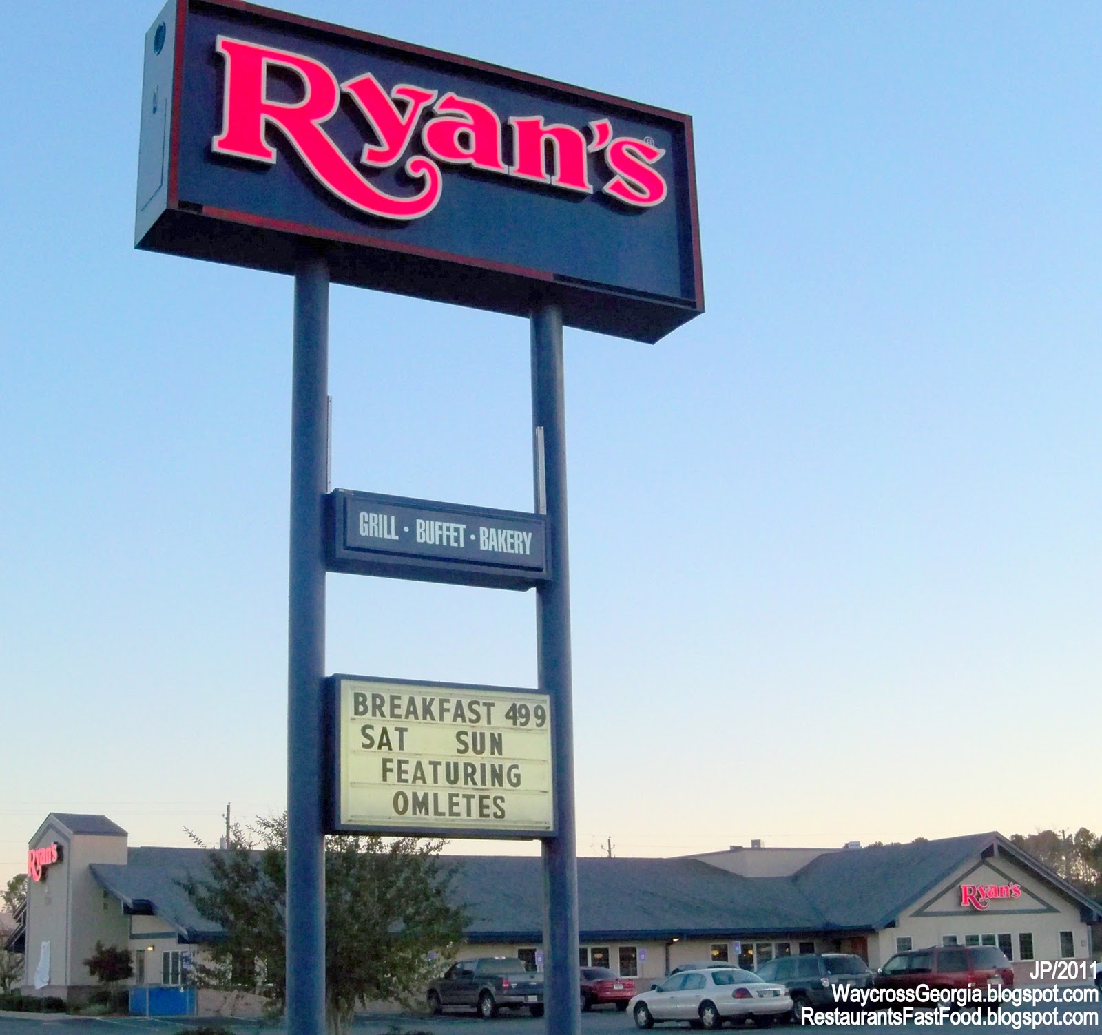 Restaurant Fast Food Menu McDonald's DQ BK Hamburger Pizza Mexican Taco BBQ Chicken Seafood