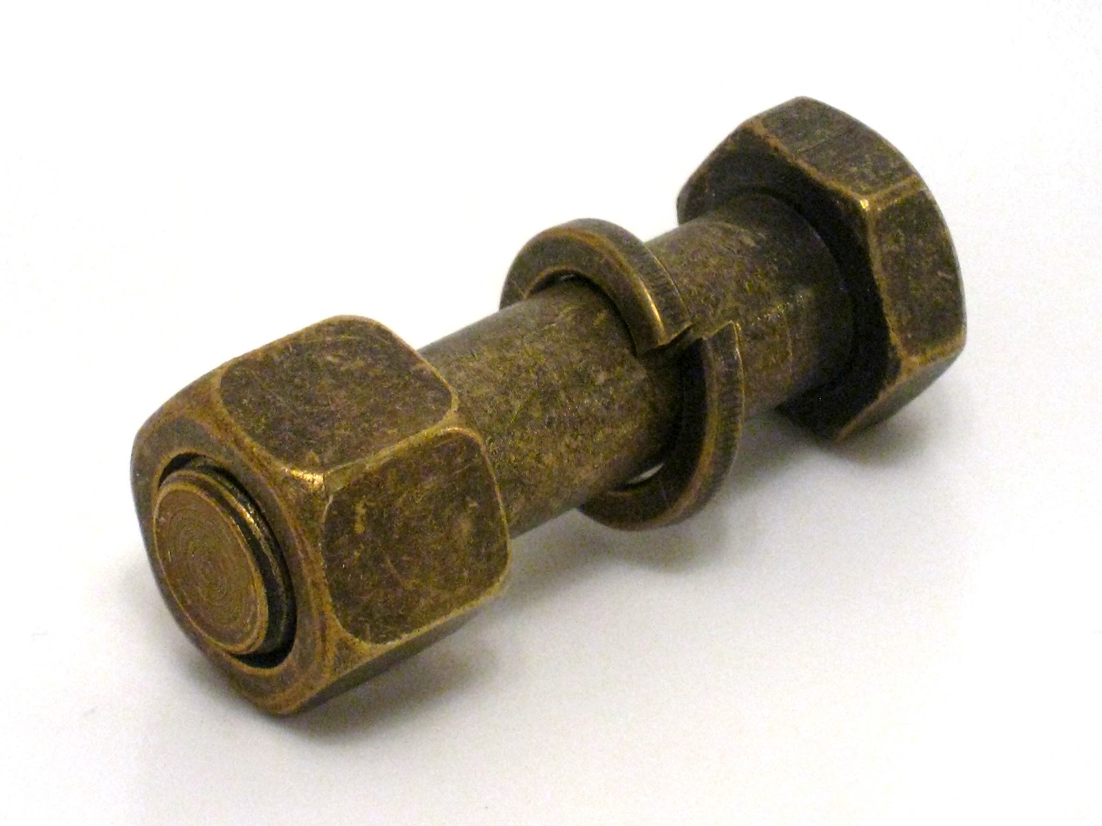 Jerry's Mechanical Puzzle & Brain Teaser Collection Cross Threaded