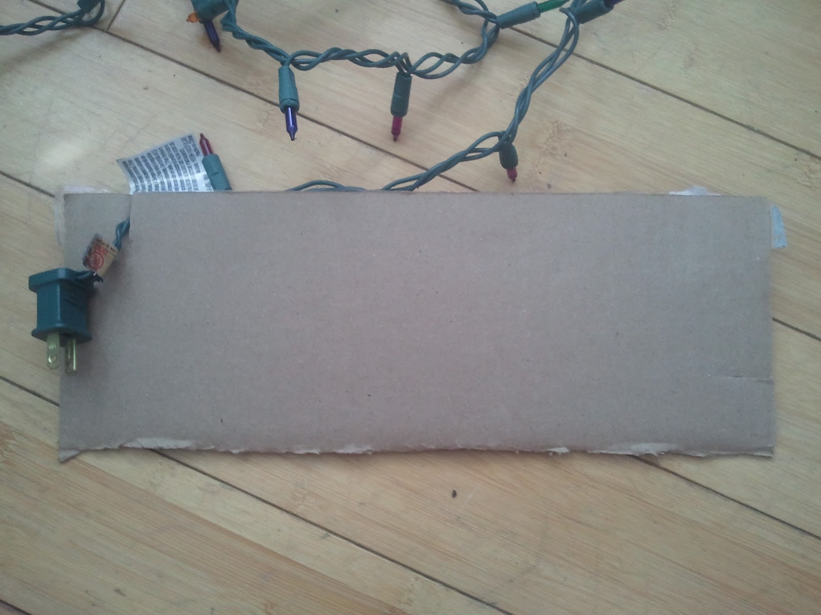 Apt Garden DIY Cardboard Christmas Lights Organizer