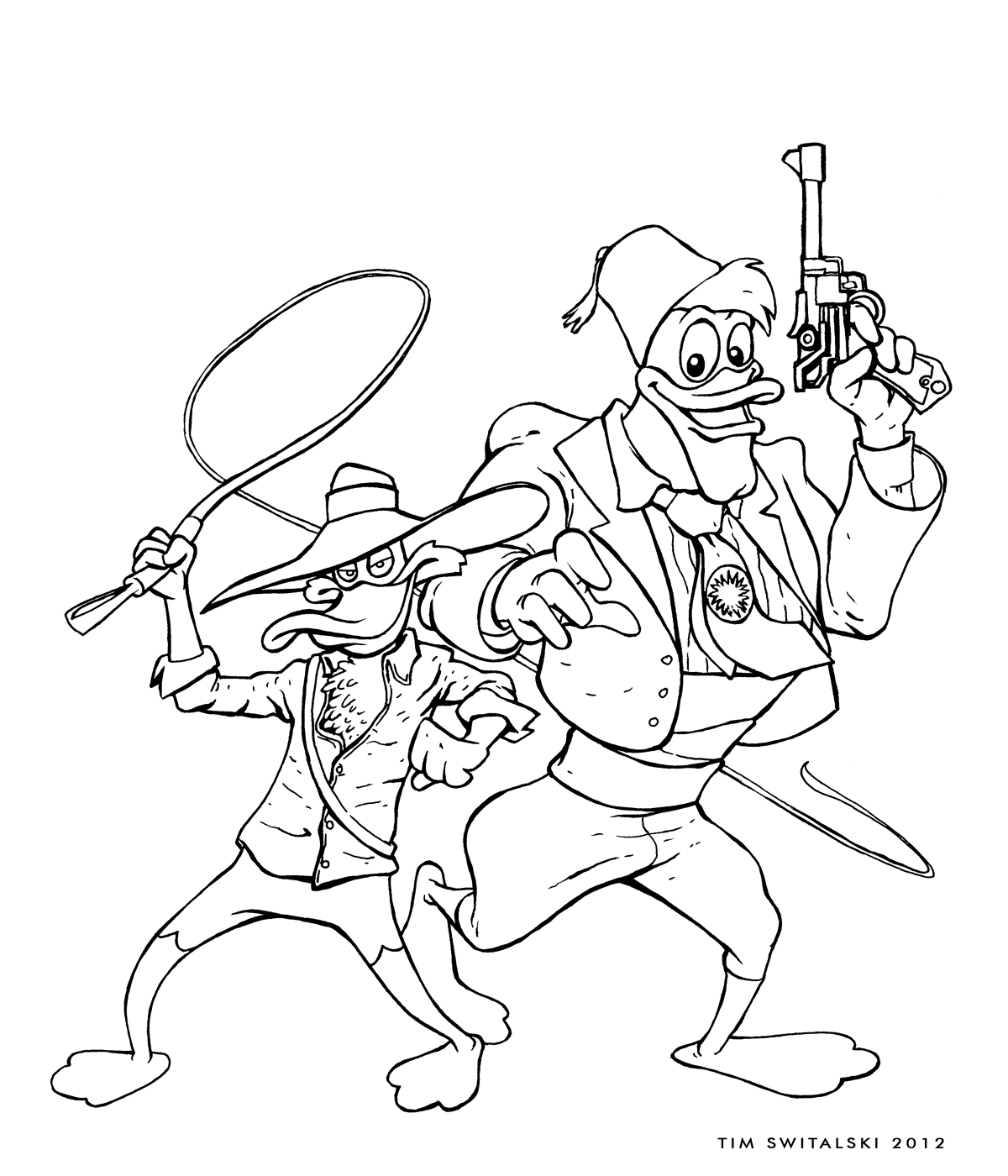 Clip Art Darkwing Duck Coloring Pages darkwing duck coloring pages eassume com disney dinokids
