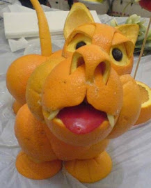 Arte con naranja