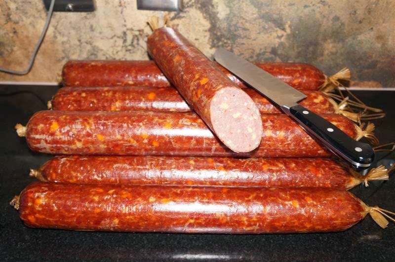 Curing and Smoking Meat Venison Sausage