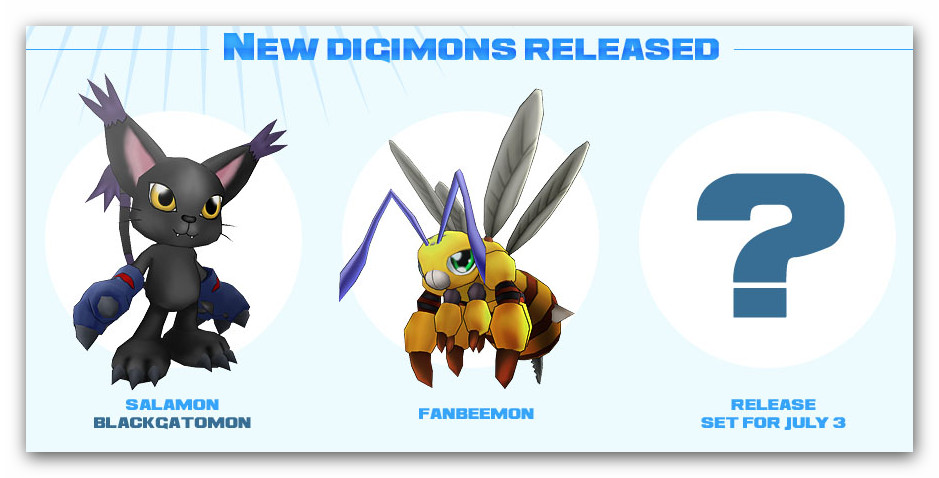 Digimon Masters Online - New Digimon that will be updated on June 5th 2012