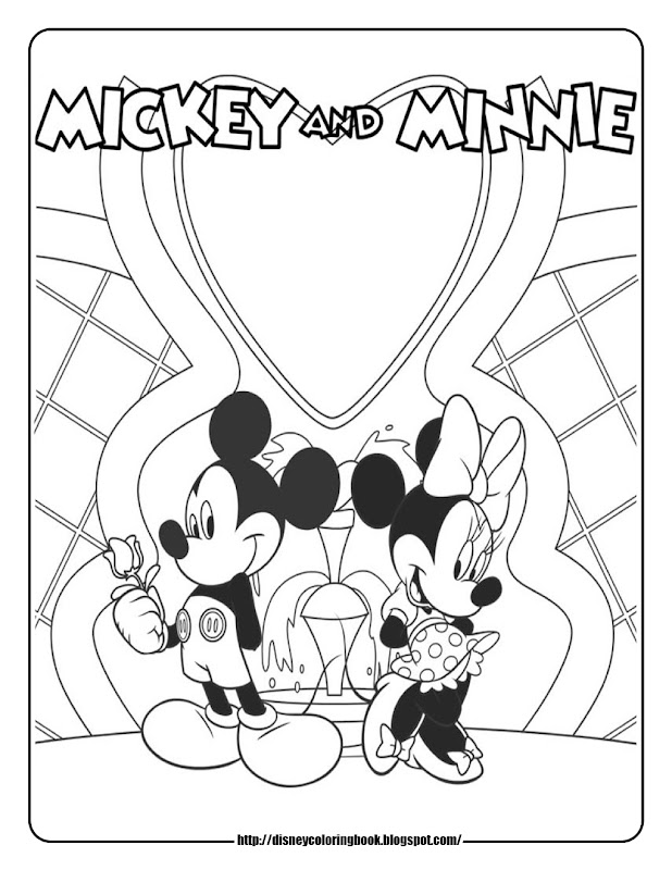 mickey mouse coloring pages mickey and minnie coloring sheets title=
