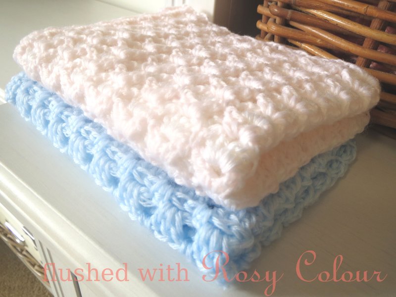 Flushed with Rosy Colour Two Angel Blankets