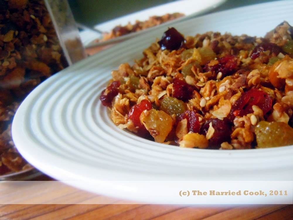 The Harried Cook Sesame Honey Granola