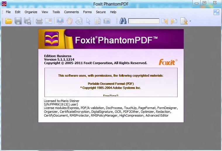 foxit pdf editor 221 serial number