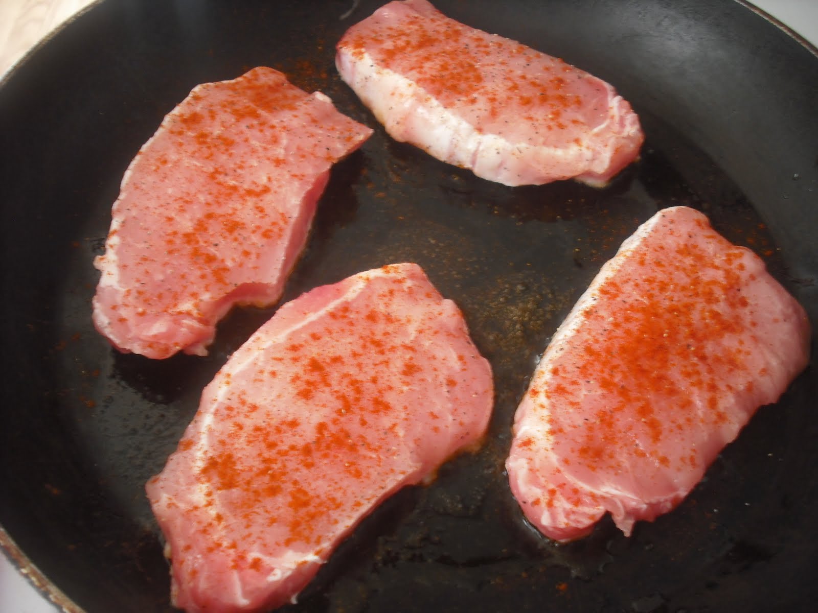 365 No Repeats August 6 SpanishStyle Pork Chops with Chorizo and