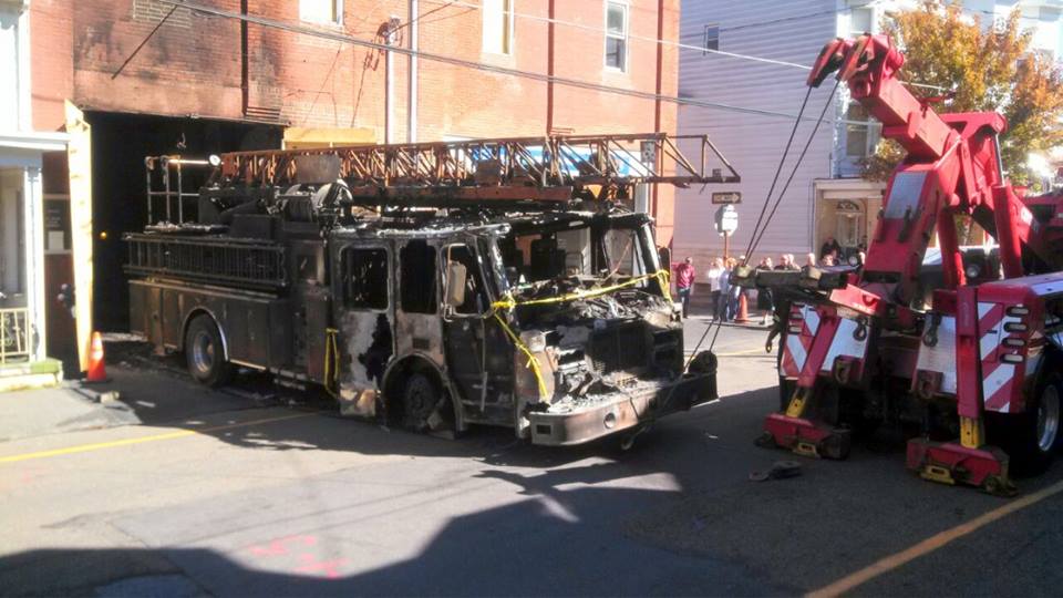 Skook News Mahanoy City Hook & Ladder 457 Removed From Firehouse