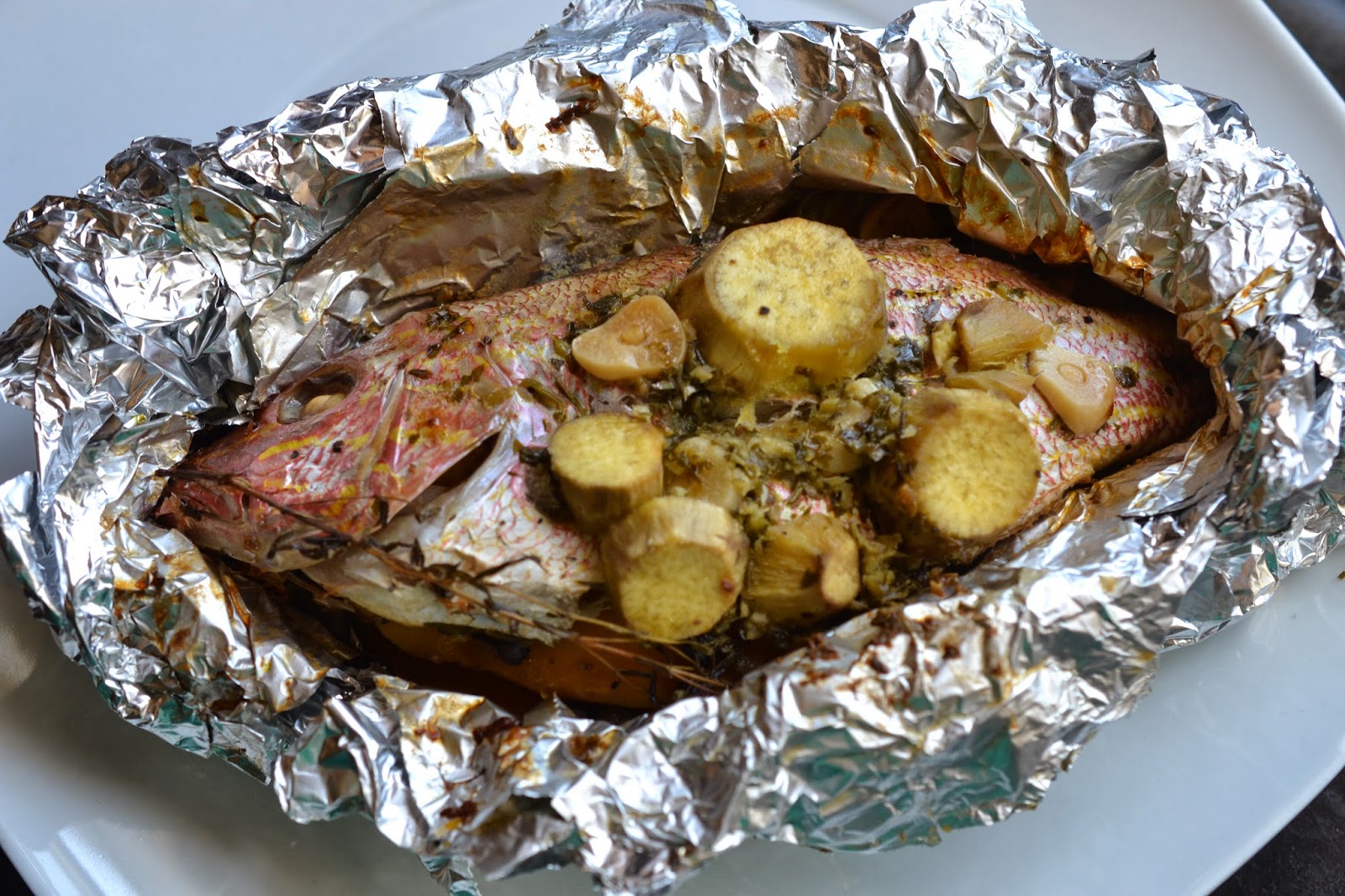 Greedy Girl Foil roasted fish