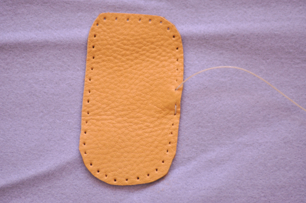 How to sew leather elbow patches onto your cardigan and sweater