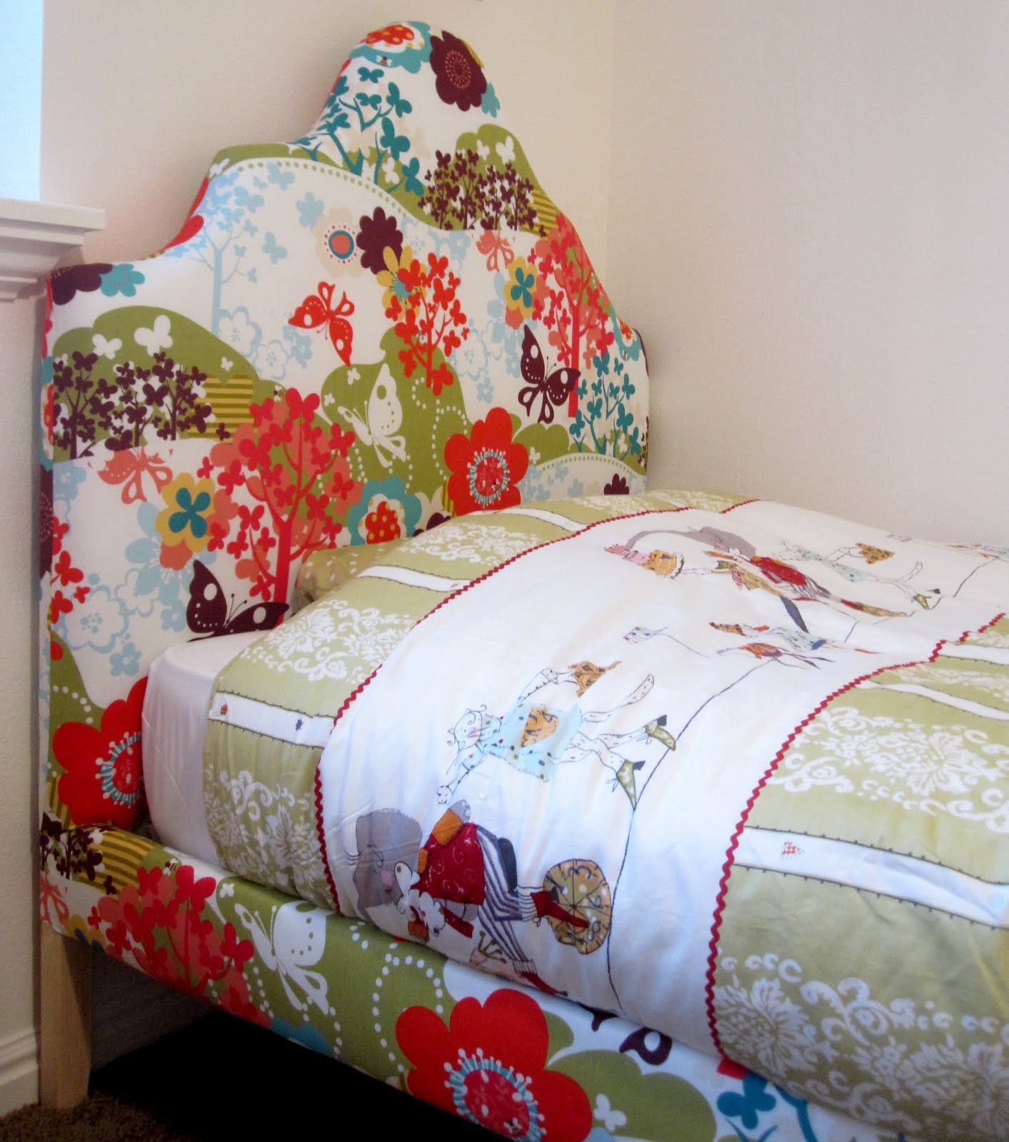 All Things Campbell Ivy s Upholstered Bed