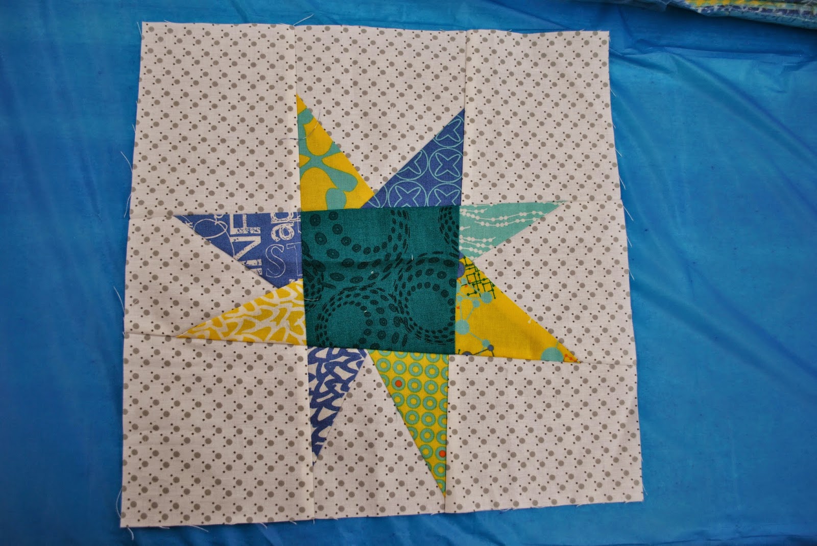 Emerald Coast Modern Quilt Guild Wonky Stars Charity Quilt