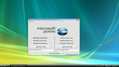 Free Microsoft Points Code Generator 2011