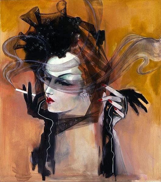 http://2.bp.blogspot.com/-20gmFFiILFU/UysQwwZmDzI/AAAAAAAAECI/QL1WfR85MsM/s1600/painting+of+woman+in+veil+fascinator+and+evening+gloves+smoking.jpg