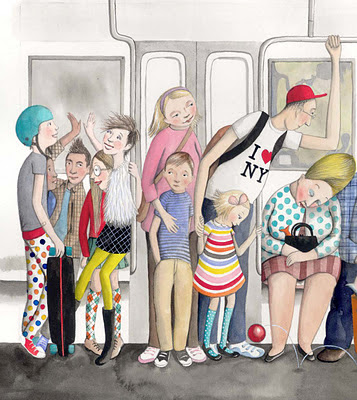 Poster on the New York Subway by sophieblackall