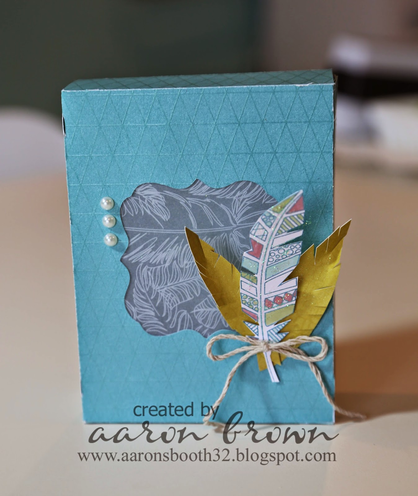Booth 32 Feather Gift Box (National Scrapbooking Month Special)