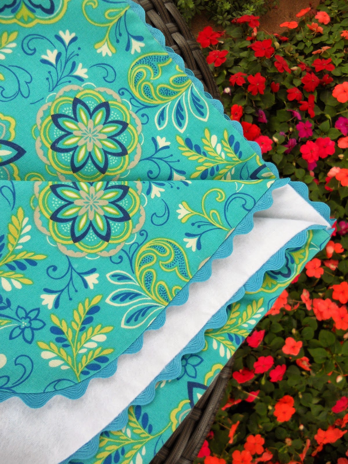 Just Another Hang Up Ric Rac Receiving Blankets...